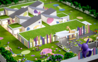 Architekturmodell Kinderkrippe