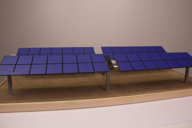 Solarpaneelen Miniatur