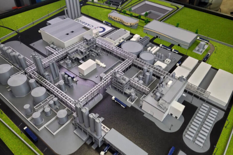 Architekturmodell Recyclingfabrik