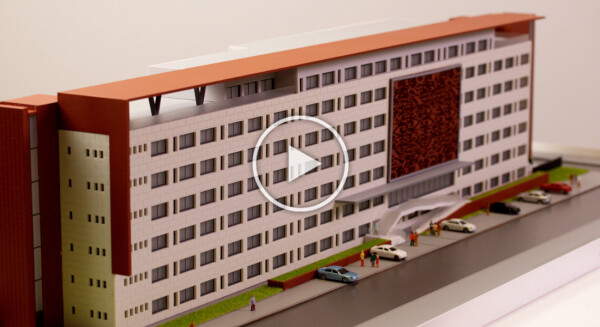 Architekturmodell – Krankenhaus