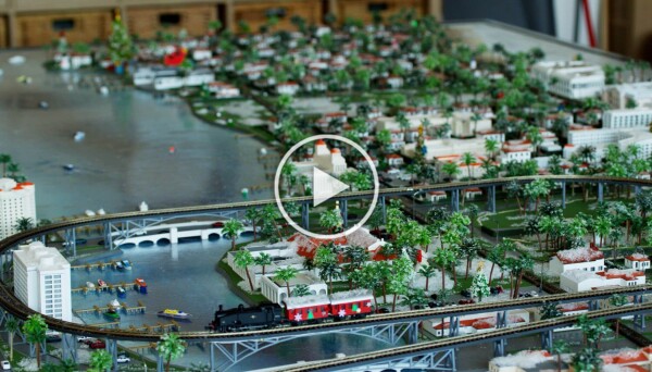 Architektonische Diorama