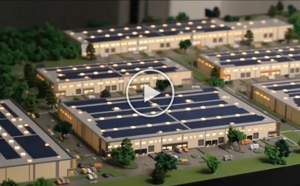 Architekturmodelle für Industrie- und Logistikparks