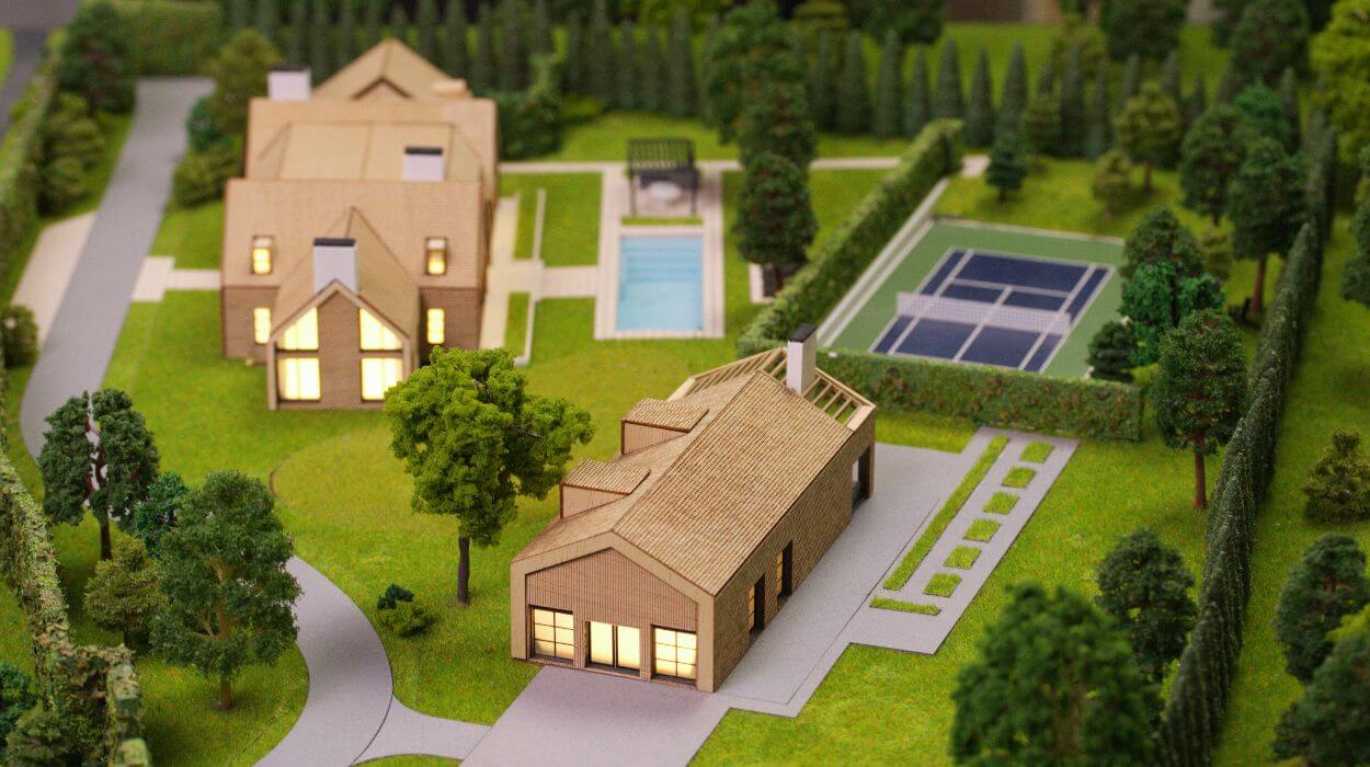 Einfamilienhaus Präsentationsmodell