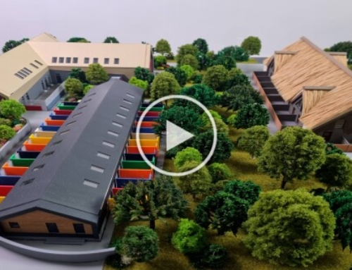 Tierheim Architekturmodell