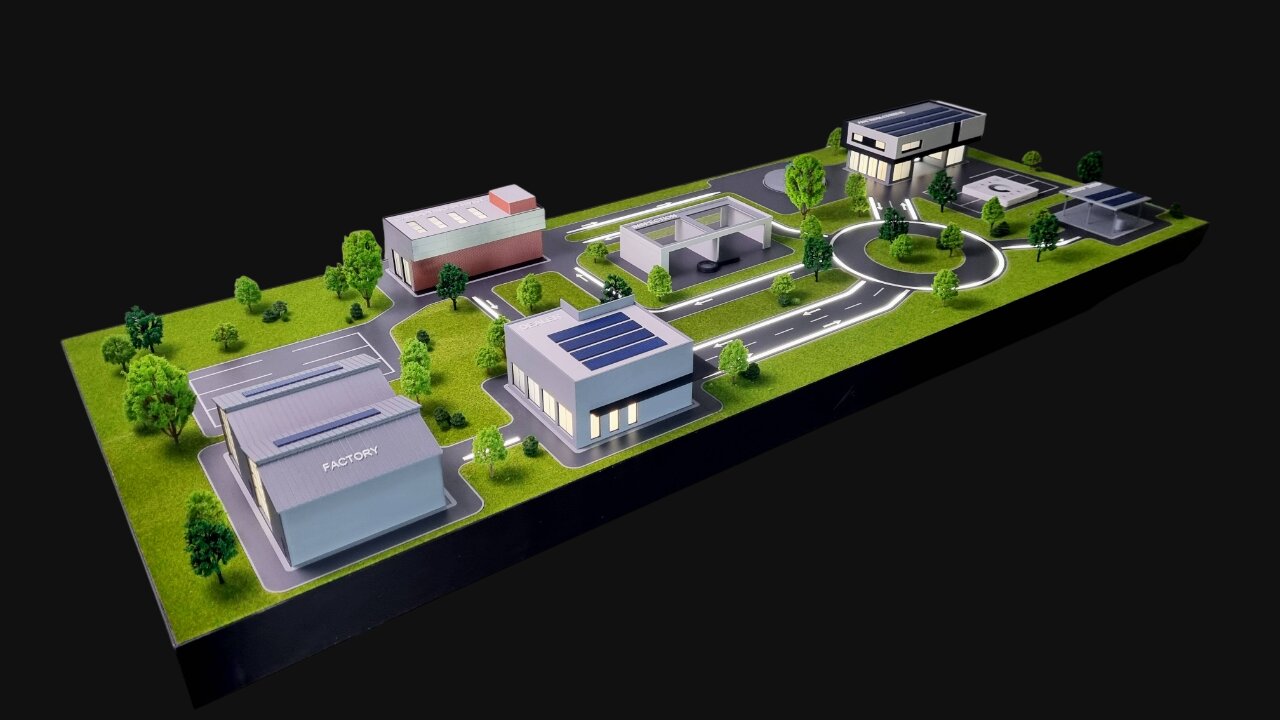 architekturmodell smart mobility campus